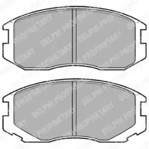 Комплект тормозных колодок DELPHI LP1594
