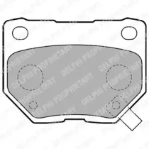 Комплект тормозных колодок DELPHI LP1780