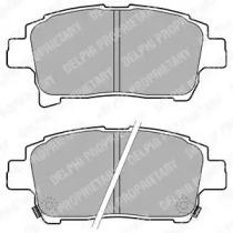 Комплект тормозных колодок DELPHI LP1896