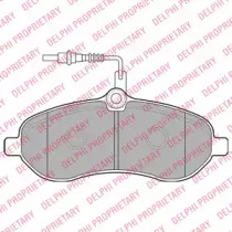 Комплект тормозных колодок DELPHI LP1995