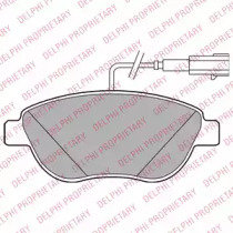 Комплект тормозных колодок DELPHI LP2240