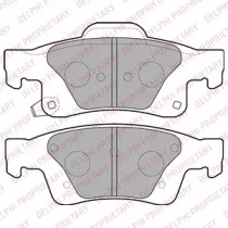Комплект тормозных колодок DELPHI LP2251