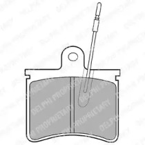 Комплект тормозных колодок DELPHI LP228