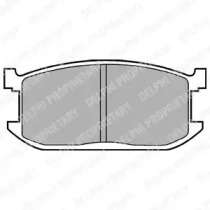 Комплект тормозных колодок DELPHI LP234