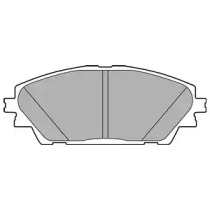 Комплект тормозных колодок DELPHI LP2701