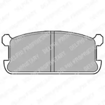 Комплект тормозных колодок DELPHI LP286