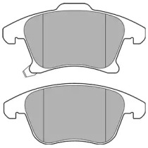 Комплект тормозных колодок DELPHI LP3181