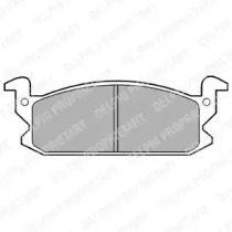 Комплект тормозных колодок DELPHI LP399