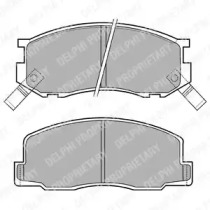 Комплект тормозных колодок DELPHI LP409