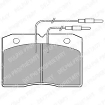 Комплект тормозных колодок DELPHI LP501