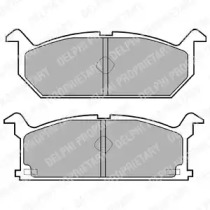 Комплект тормозных колодок DELPHI LP528