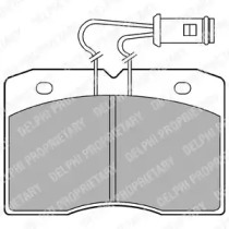 Комплект тормозных колодок DELPHI LP580