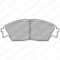 Комплект тормозных колодок DELPHI LP628