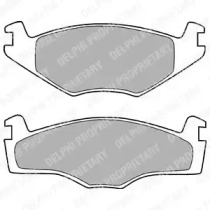Комплект тормозных колодок DELPHI LP755