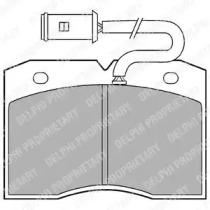 Комплект тормозных колодок DELPHI LP863