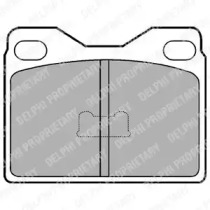 Комплект тормозных колодок DELPHI LP89