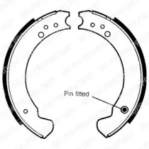 Комлект тормозных накладок DELPHI LS1089