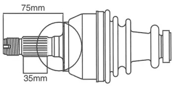 Вал FARCOM 122450