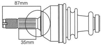 Вал FARCOM 123031