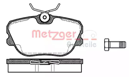 Комплект тормозных колодок METZGER 0280.10