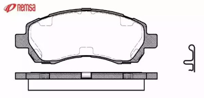 Комплект тормозных колодок METZGER 0647.02