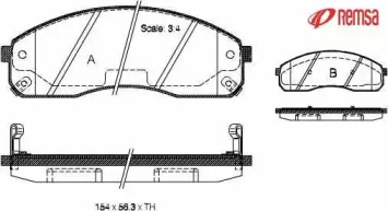 Комплект тормозных колодок METZGER 0821.02