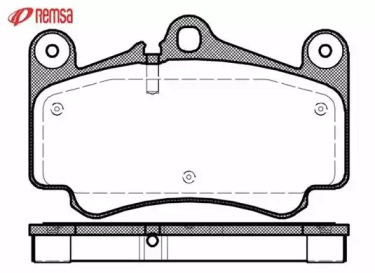 Комплект тормозных колодок METZGER 0981.00