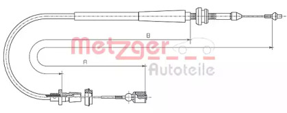 Трос METZGER 10.0862