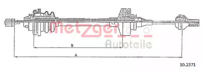 Трос METZGER 10.2371