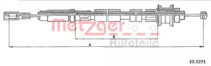 Трос METZGER 10.3291