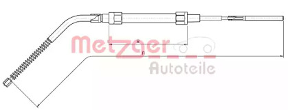 Трос METZGER 10.4134