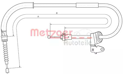 Трос METZGER 10.4304