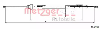 Трос METZGER 10.4706