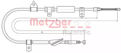 Трос METZGER 10.5237