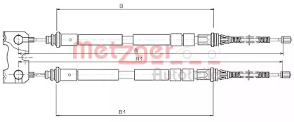 Трос METZGER 10.5414