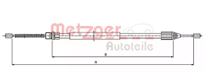 Трос METZGER 10.6543