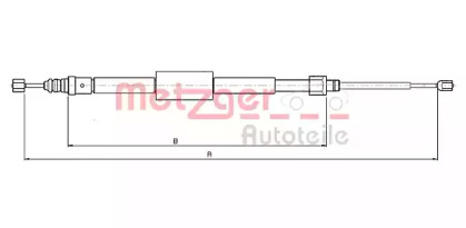 Трос METZGER 10.6689