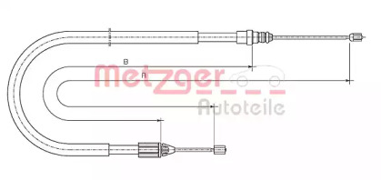 Трос METZGER 10.6696