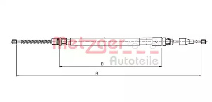 Трос METZGER 10.6774