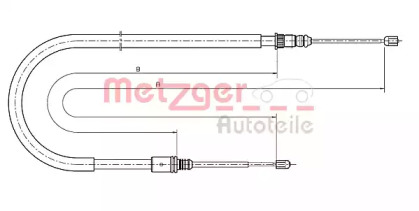 Трос METZGER 10.6791