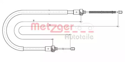 Трос METZGER 10.6890