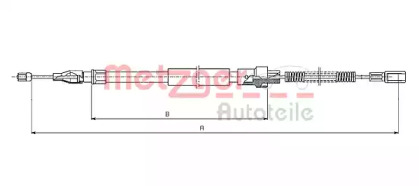 Трос METZGER 10.7381