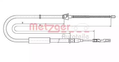 Трос METZGER 10.7515