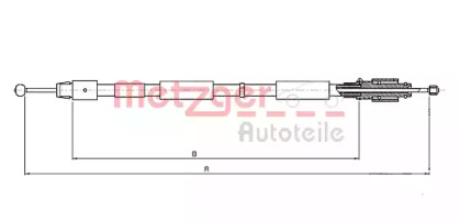 Трос METZGER 10.7634