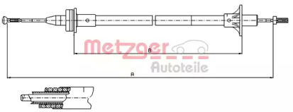 Трос METZGER 10.2412