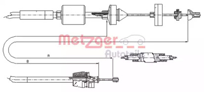 Трос METZGER 10.2843