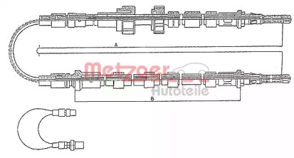 Трос METZGER 10.5352