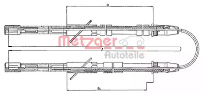 Трос METZGER 10.562