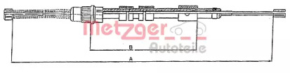 Трос METZGER 10.6024