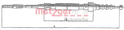 Трос METZGER 10.7403